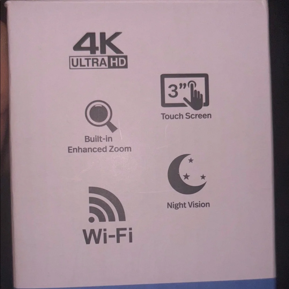 Polaroid Black 4K Video Camcorder